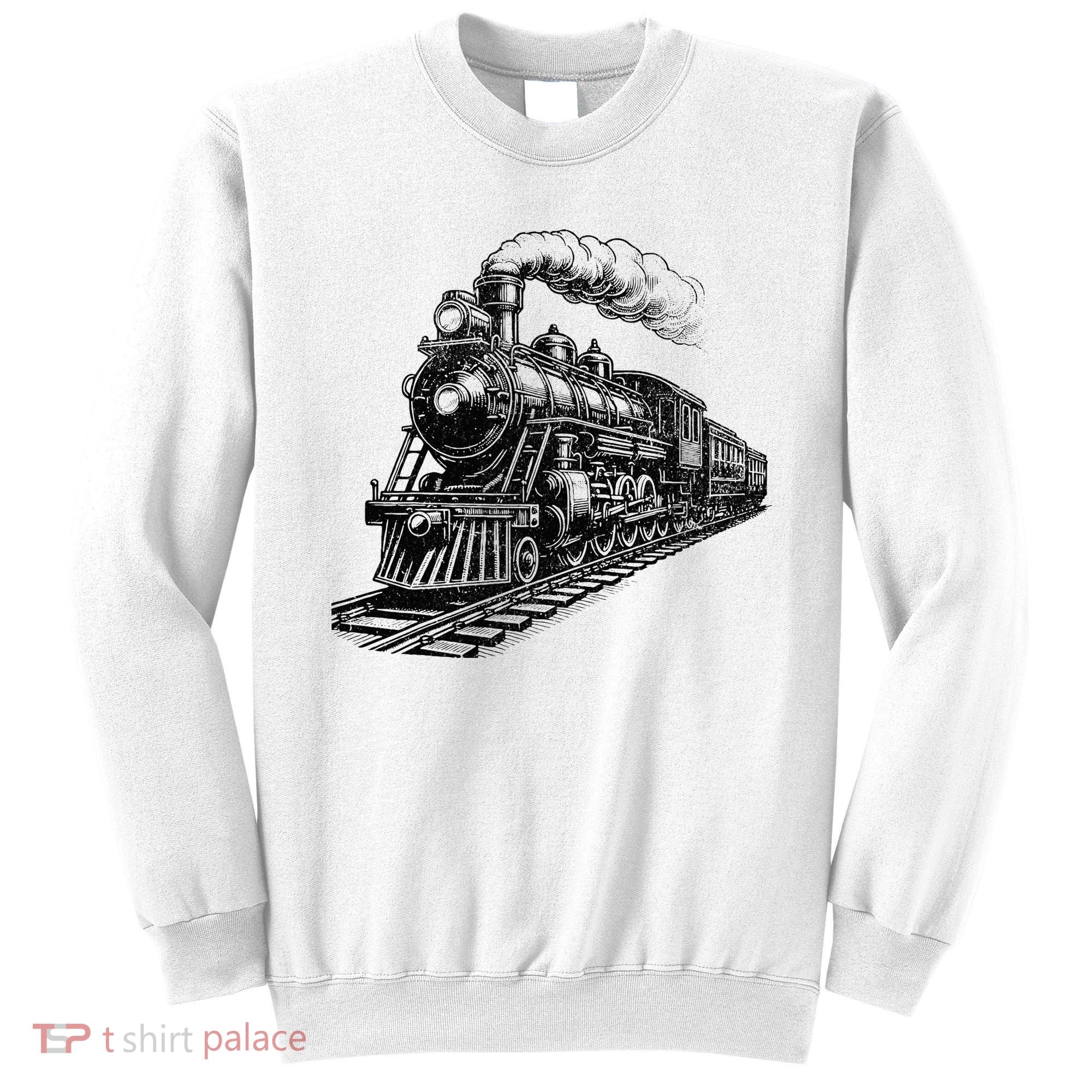 Steam Train Locomotive Steam Engine Sweatshirt