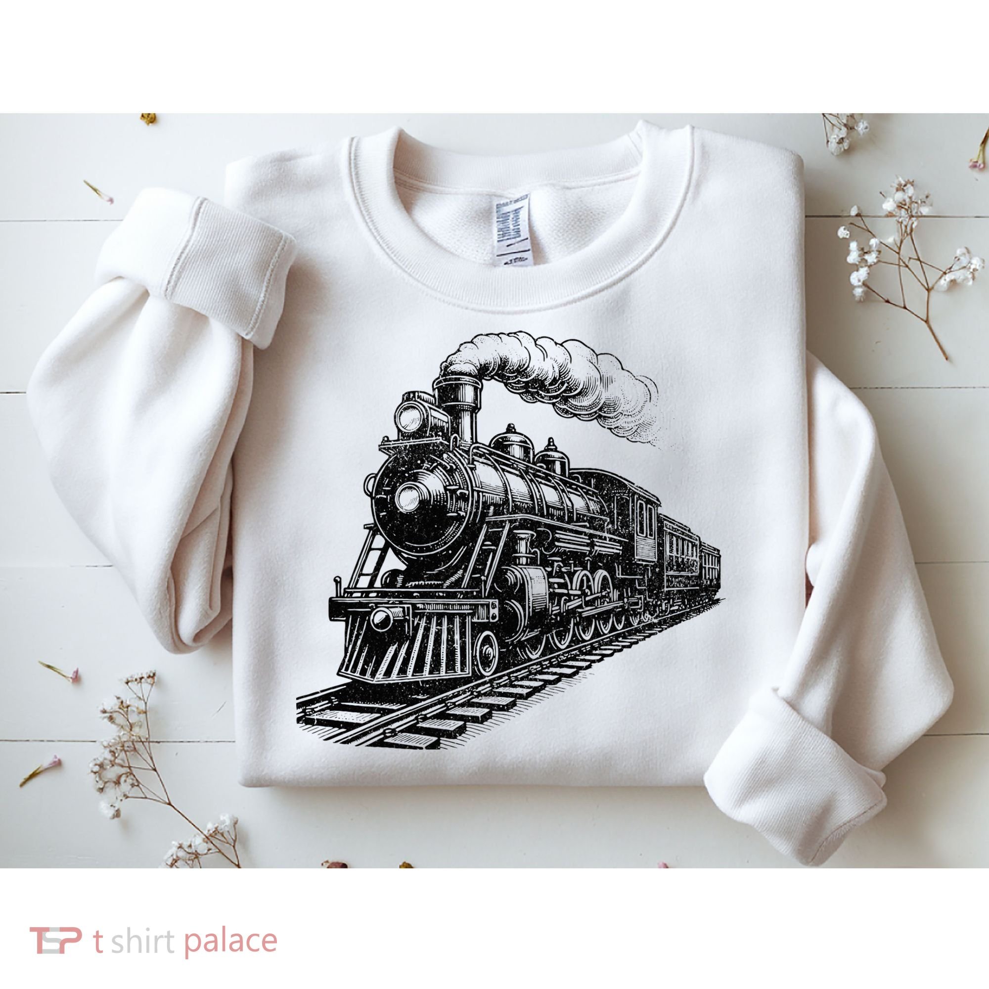 Steam Train Locomotive Steam Engine Sweatshirt