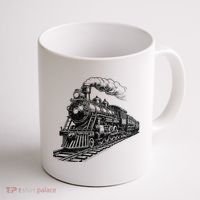 Steam Train Locomotive Steam Engine Coffee Mug thumb 1