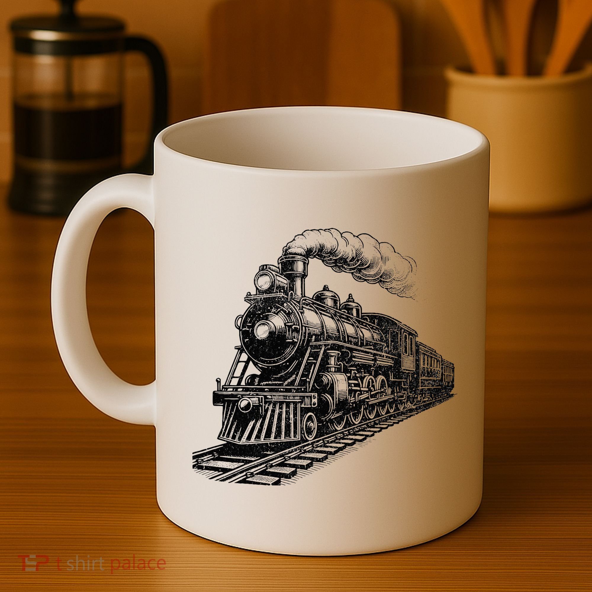 Steam Train Locomotive Steam Engine Coffee Mug