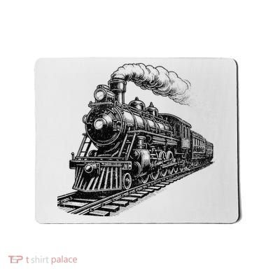 Steam Train Locomotive Steam Engine Mousepad