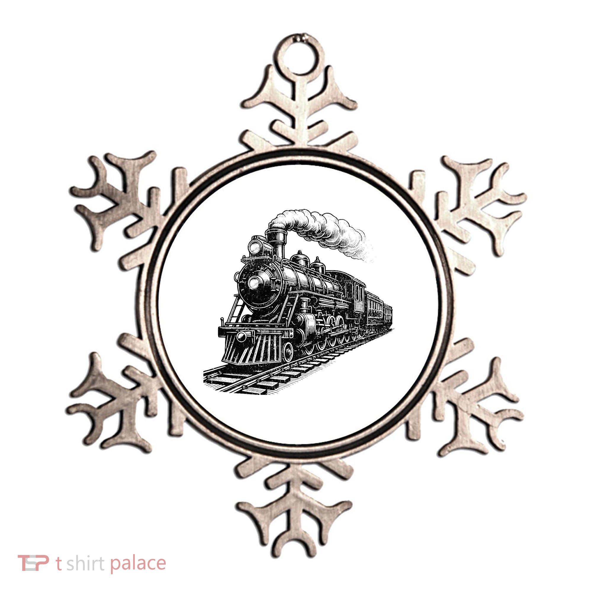 Steam Train Locomotive Steam Engine Ornament