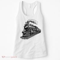 Steam Train Locomotive Steam Engine Women's Tank Top thumb 0