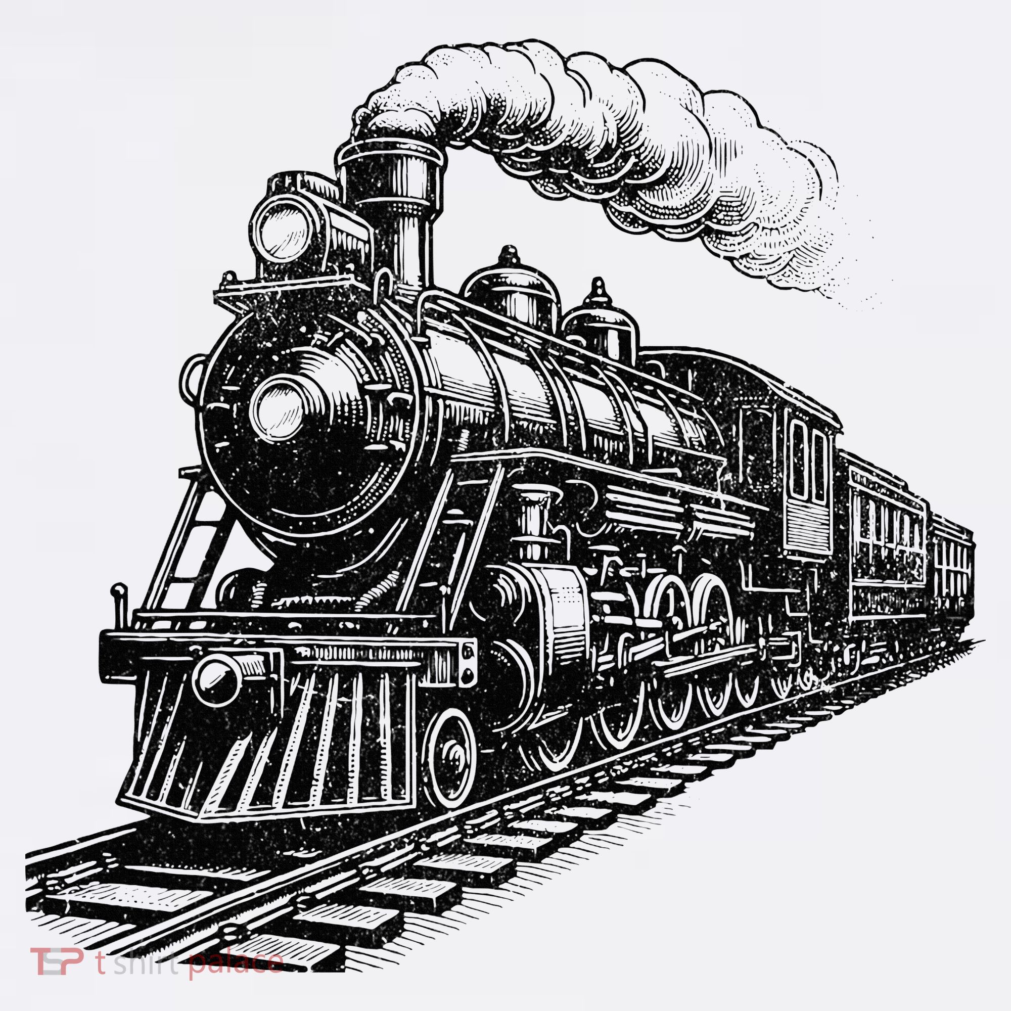 Steam Train Locomotive Steam Engine Women's Tank Top