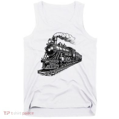 Steam Train Locomotive Steam Engine Tank Top