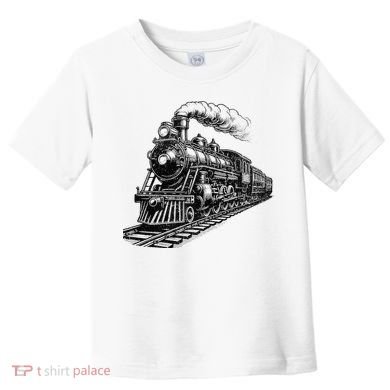 Steam Train Locomotive Steam Engine Toddler T-Shirt