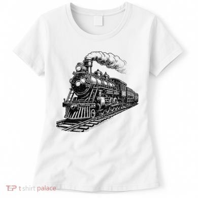 Steam Train Locomotive Steam Engine Women's T-Shirt