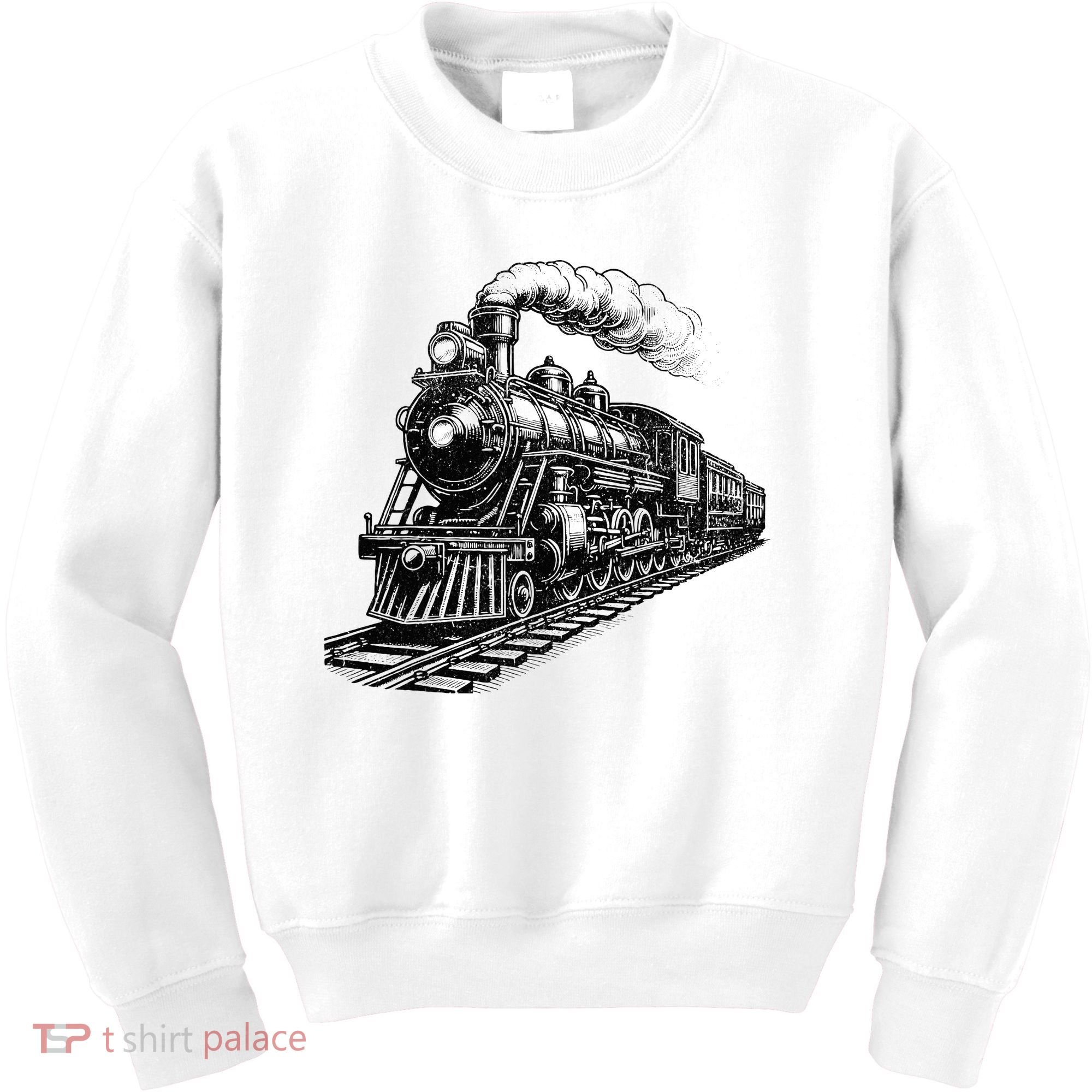 Steam Train Locomotive Steam Engine Kids Sweatshirt