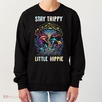 Stay Trippy Little Hippie Mushroom Women's Sweatshirt thumb 0