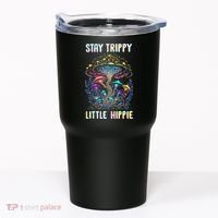 Stay Trippy Little Hippie Mushroom Tumbler thumb 0