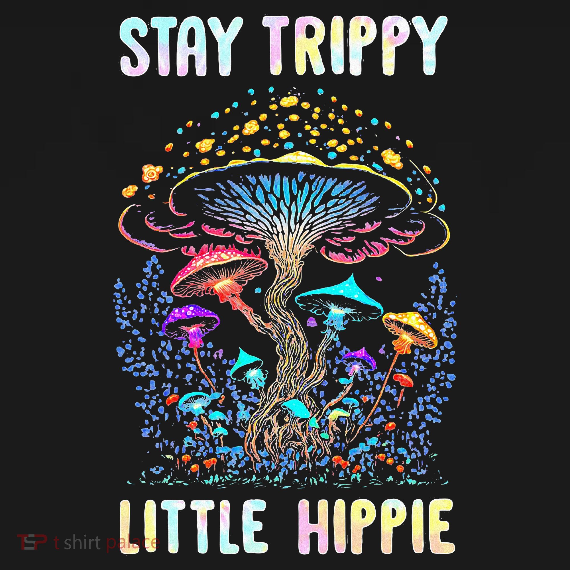 Stay Trippy Little Hippie Mushroom Women's Tank Top