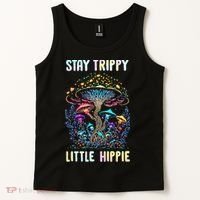 Stay Trippy Little Hippie Mushroom Tank Top thumb 2