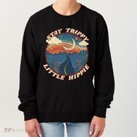 Stay Trippy Little Hippie Funny Peace Love Hippy Gift Women's Sweatshirt thumb 0