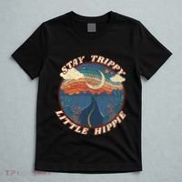 Stay Trippy Little Hippie Funny Peace Love Hippy Gift T-Shirt thumb 5