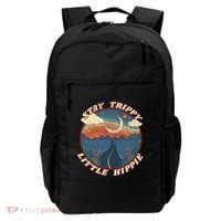 Stay Trippy Little Hippie Funny Peace Love Hippy Gift Backpack thumb 0
