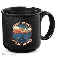 Stay Trippy Little Hippie Funny Peace Love Hippy Gift 15oz Campfire Ceramic Mug thumb 0