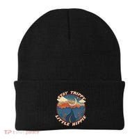 Stay Trippy Little Hippie Funny Peace Love Hippy Gift Beanie thumb 0