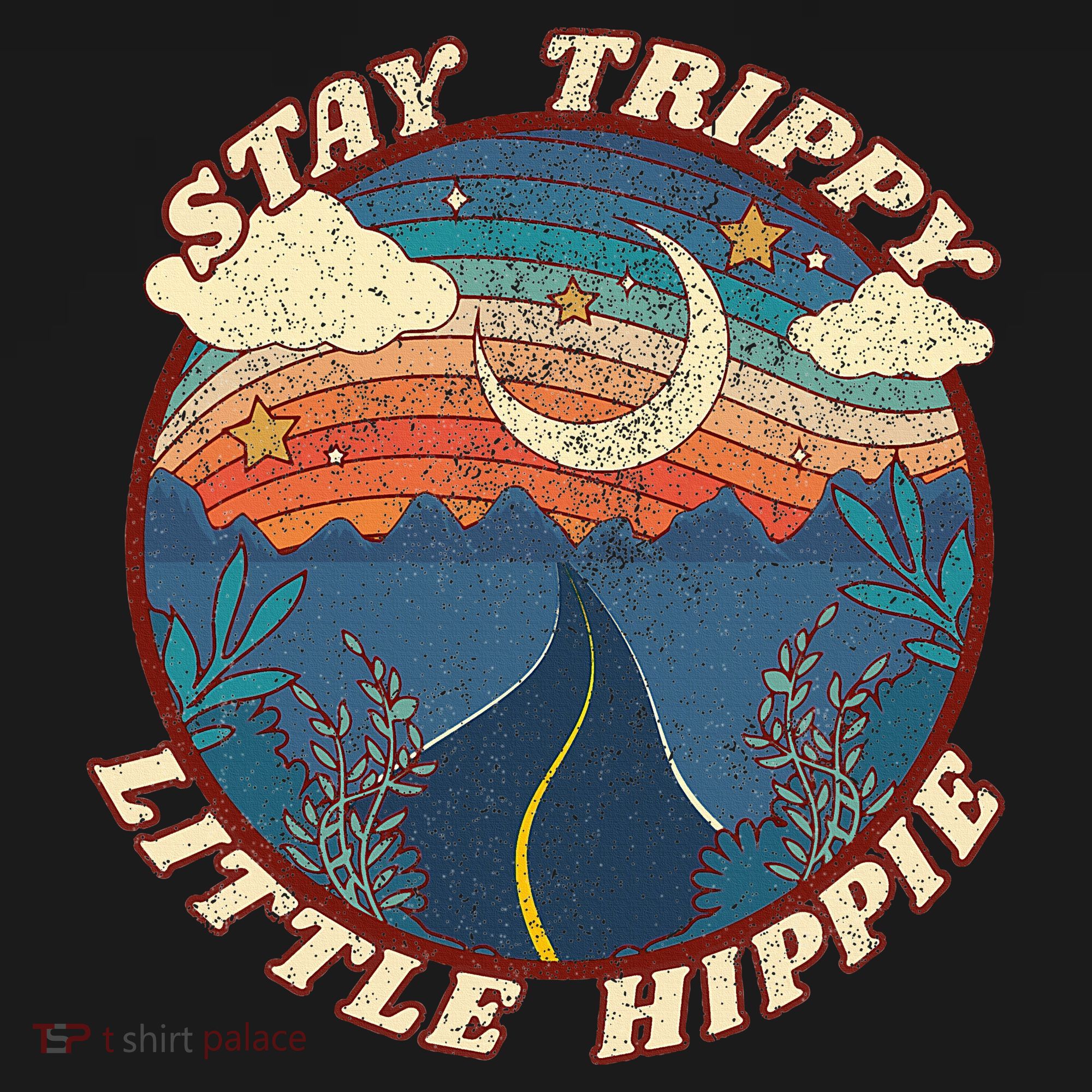 Stay Trippy Little Hippie Funny Peace Love Hippy Gift Women's Hoodie