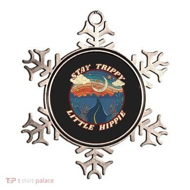 Stay Trippy Little Hippie Funny Peace Love Hippy Gift Ornament