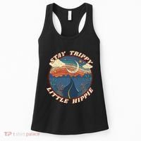 Stay Trippy Little Hippie Funny Peace Love Hippy Gift Women's Tank Top thumb 0