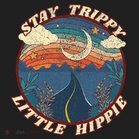 Stay Trippy Little Hippie Funny Peace Love Hippy Gift Hat thumb 2