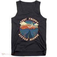 Stay Trippy Little Hippie Funny Peace Love Hippy Gift Tank Top thumb 0
