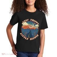 Stay Trippy Little Hippie Funny Peace Love Hippy Gift Kids T-Shirt thumb 2