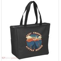 Stay Trippy Little Hippie Funny Peace Love Hippy Gift Tote Bag thumb 2