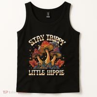 Stay Trippy Little Hippie Magic Mushroom Hippy Trippie Day Tank Top thumb 2