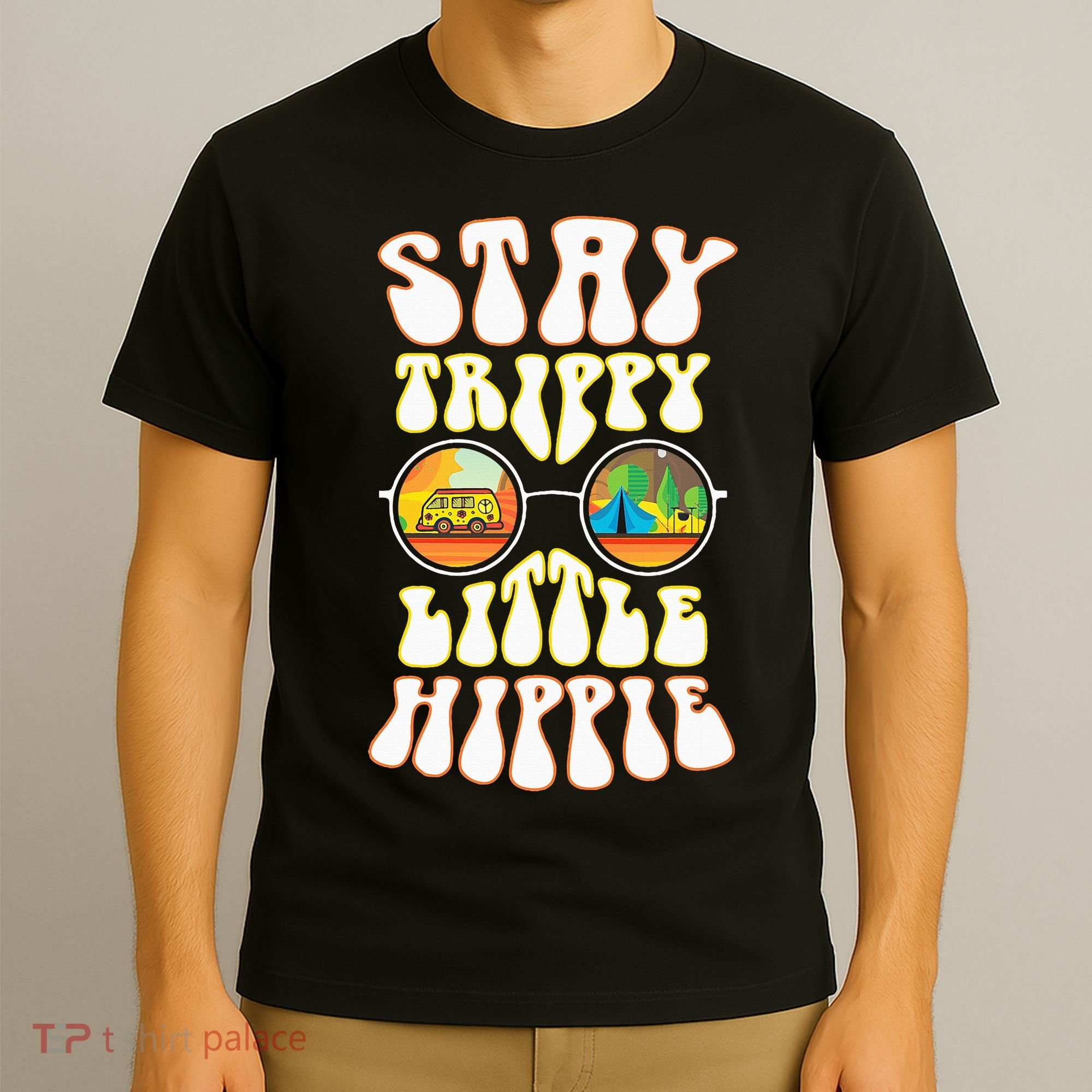 Stay Trippy Little Hippie Hippies Vintage Retro Hippy Gift T-Shirt