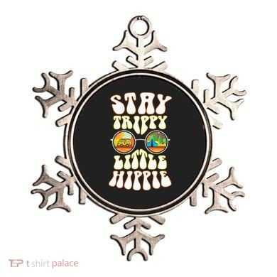 Stay Trippy Little Hippie Hippies Vintage Retro Hippy Gift Ornament