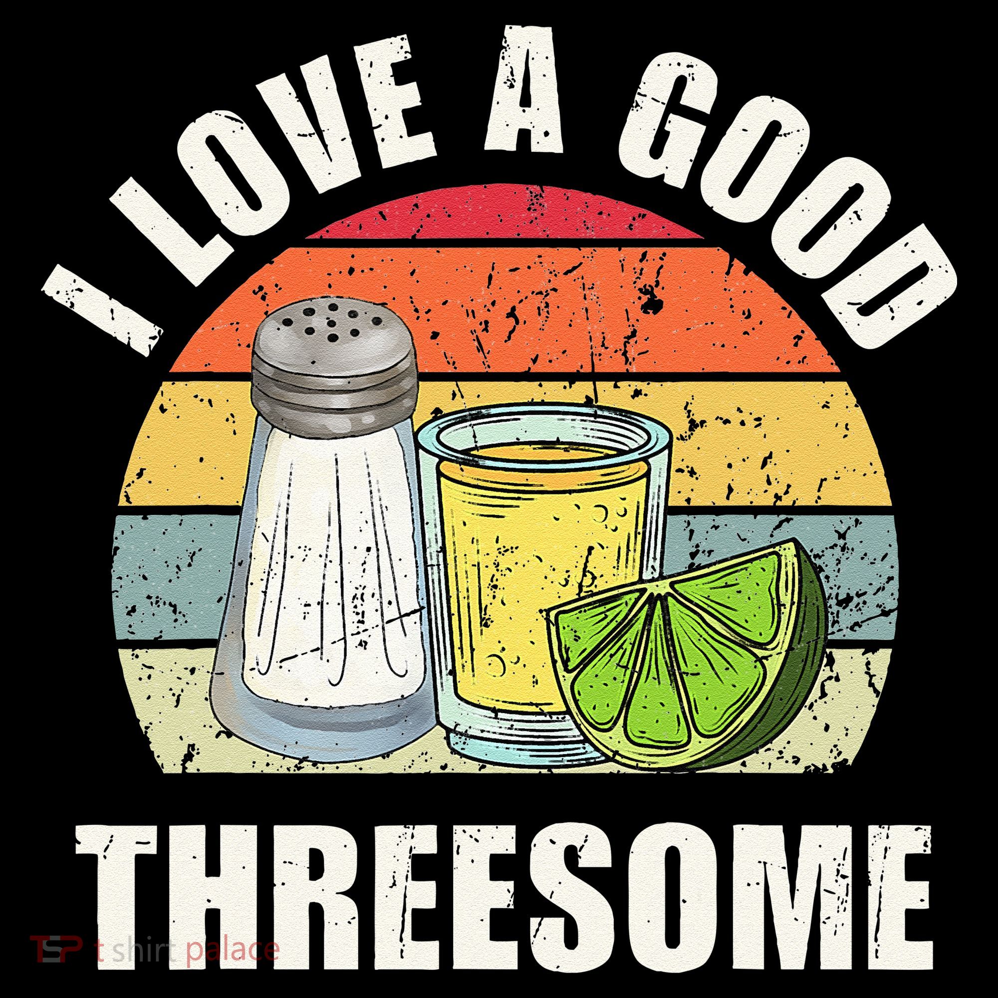 Salt Tequila Lime Love A Good Threesome Humor Bartender USA-Made Doggie Bandana