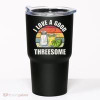 Salt Tequila Lime Love A Good Threesome Humor Bartender Tumbler thumb 0
