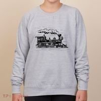 Steam Train Locomotive Engineer Railway Women Women's Sweatshirt thumb 0