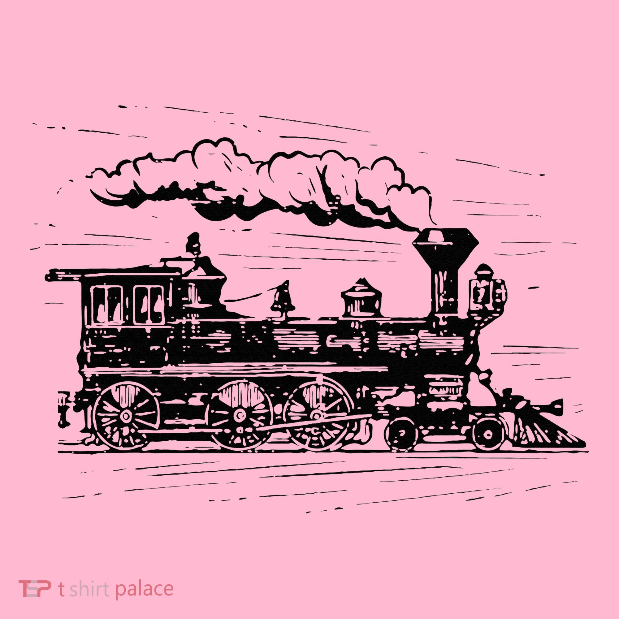 Steam Train Locomotive Engineer Railway Women Coaster