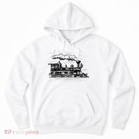 Steam Train Locomotive Engineer Railway Women Hoodie thumb 0