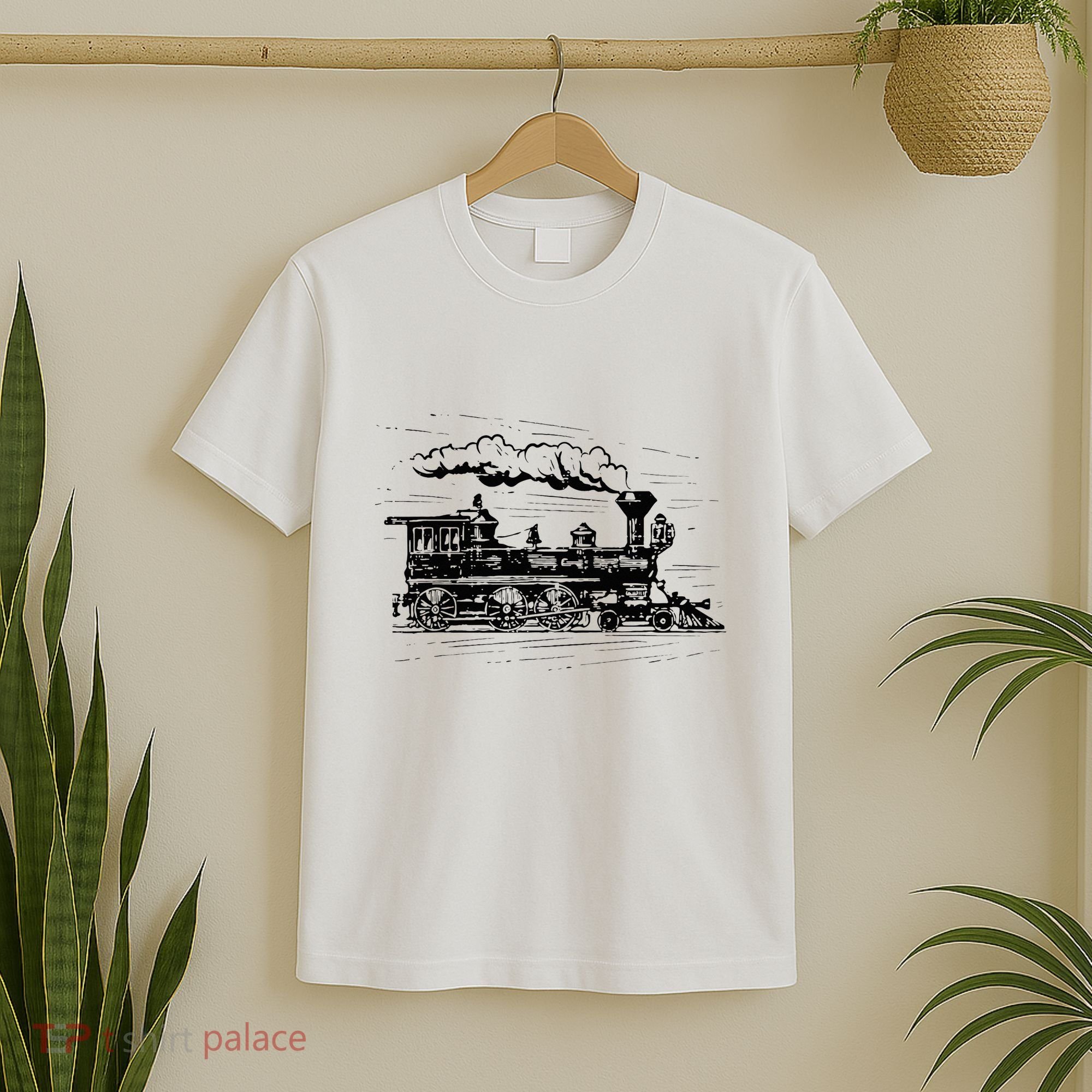 Steam Train Locomotive Engineer Railway Women T-Shirt