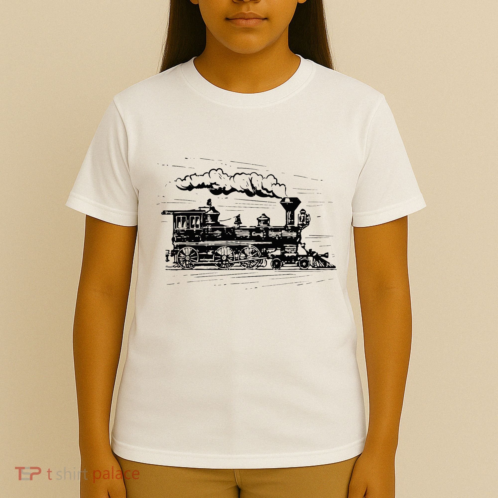 Steam Train Locomotive Engineer Railway Women T-Shirt