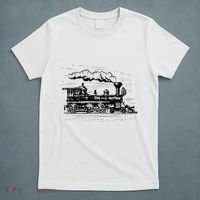 Steam Train Locomotive Engineer Railway Women T-Shirt thumb 5