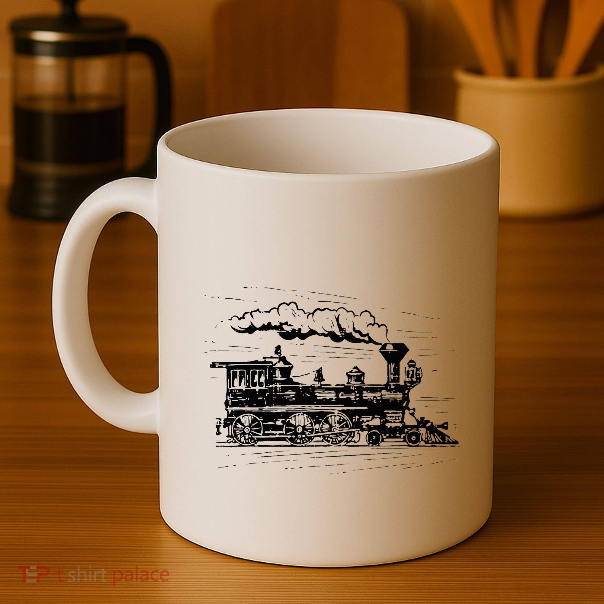 Steam Train Locomotive Engineer Railway Women Coffee Mug