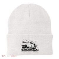 Steam Train Locomotive Engineer Railway Women Beanie thumb 0