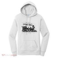 Steam Train Locomotive Engineer Railway Women Women's Hoodie thumb 0