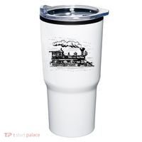 Steam Train Locomotive Engineer Railway Women Tumbler thumb 0