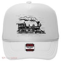 Steam Train Locomotive Engineer Railway Women Hat thumb 0
