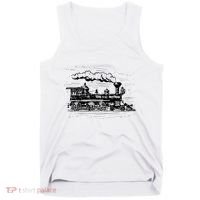 Steam Train Locomotive Engineer Railway Women Tank Top thumb 0