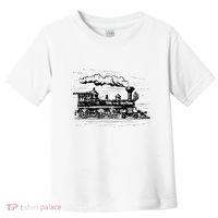 Steam Train Locomotive Engineer Railway Women Toddler T-Shirt thumb 0