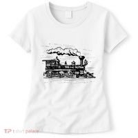 Steam Train Locomotive Engineer Railway Women Women's T-Shirt thumb 0