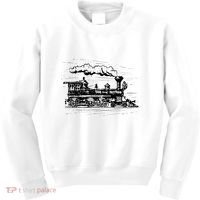 Steam Train Locomotive Engineer Railway Women Kids Sweatshirt thumb 0