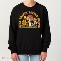 Stay Trippy Little Hippy Mushroom Flowers Women's Sweatshirt thumb 0