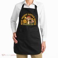 Stay Trippy Little Hippy Mushroom Flowers Apron thumb 2